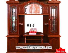 TỦ TIVI GỖ OKAN  2M