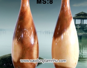 LỤC BÌNH GỖ TRÀM BÔNG VÀNG 50CM LỤC BÌNH GỖ TRÀM BÔNG VÀNG 50CM