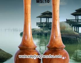 LỤC BÌNH GỖ TRÀM BÔNG VÀNG 50CM LỤC BÌNH GỖ TRÀM BÔNG VÀNG 50CM
