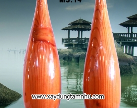 LỤC BÌNH GỖ TRÀM BÔNG VÀNG 50CM LỤC BÌNH GỖ TRÀM BÔNG VÀNG 50CM