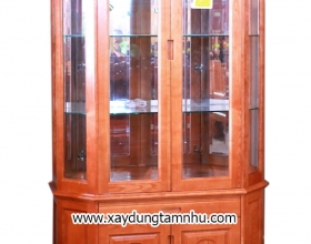 TỦ RƯỢU GỖ SỒI CAO CẤP 1M2