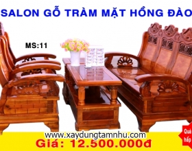 BỘ SALON GỖ TRÀM BÔNG VÀNG MẶT HỒNG ĐÀO - 5 MÓN - THÙNG BỘ SALON GỖ TRÀM BÔNG VÀNG MẶT HỒNG ĐÀO - 5 MÓN - THÙNG