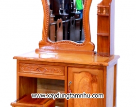 BÀN PHẤN CĂMXE MẶT GÕ ĐỎ 80