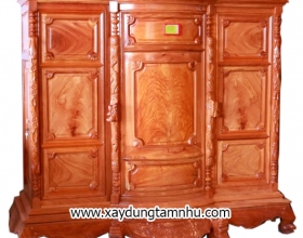 TỦ THỜ GỖ GÕ ĐỎ LOẠI 1 - 6 CHÂN TỦ THỜ GỖ GÕ ĐỎ LOẠI 1 - 6 CHÂN