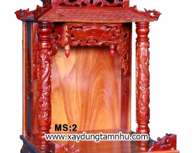 TỦ ĐỊA CĂMXE MÁI NGÓI 60CM