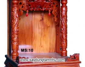 TỦ ĐỊA GỖ CĂMXE CÓ ĐỈNH RỒNG 60CM