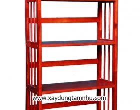 KỆ SÁCH 4 TẦNG  65X125CM