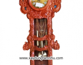 ĐỒNG HỒ GỖ ĐỎ 1M8 ĐỒNG HỒ GỖ ĐỎ 1M8