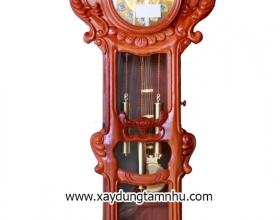 ĐỒNG HỒ GỖ GÕ ĐỎ CAO CẤP 1M8 ĐỒNG HỒ GỖ GÕ ĐỎ CAO CẤP 1M8